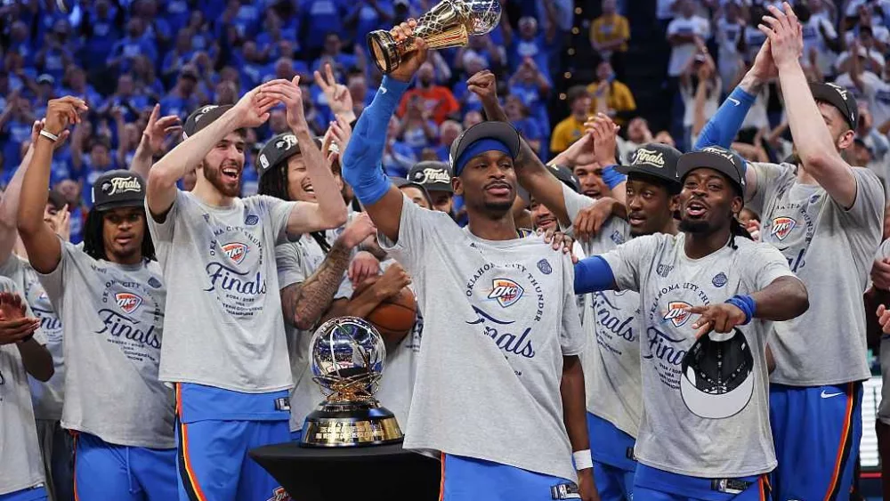 Oklahoma City Thunder advance to NBA Finals with dominant win over Timberwolves