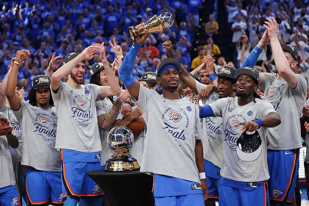 Oklahoma City Thunder advance to NBA Finals with dominant win over Timberwolves
