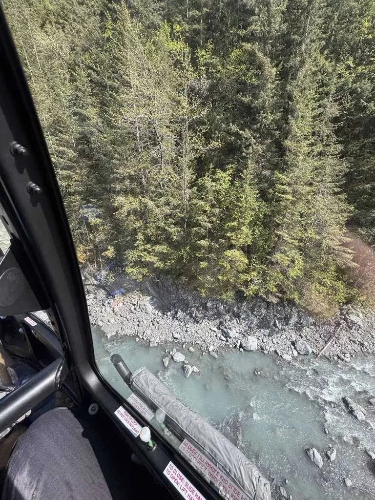 Alaska man unscathed after being pinned for three hours by 700-pound boulder in glacier creek