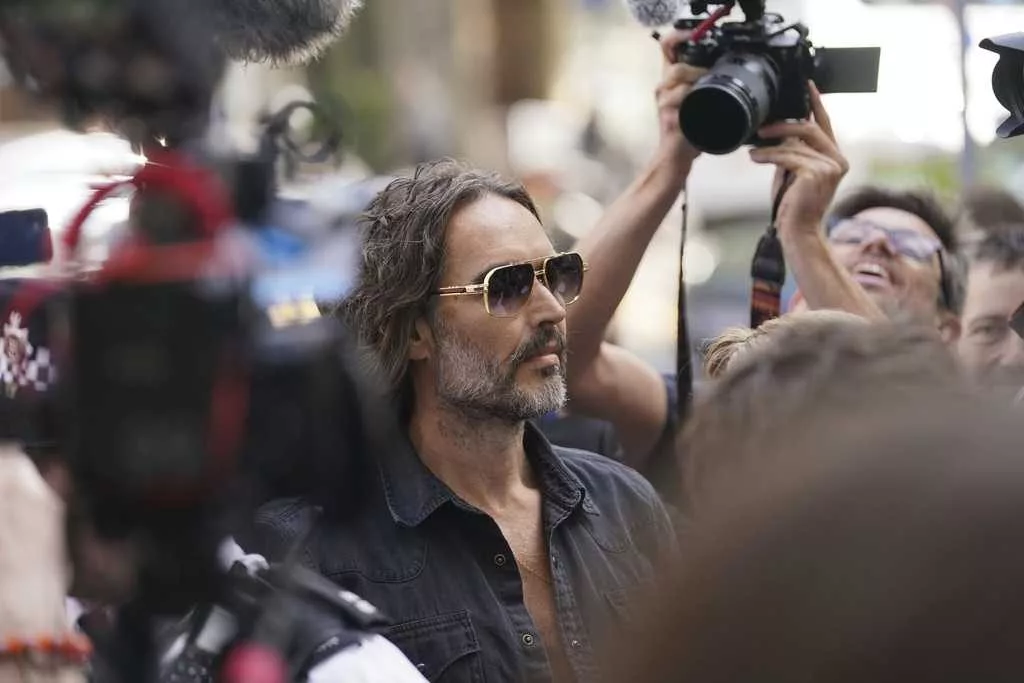 Russell Brand pleads not guilty to rape and assault charges in London court