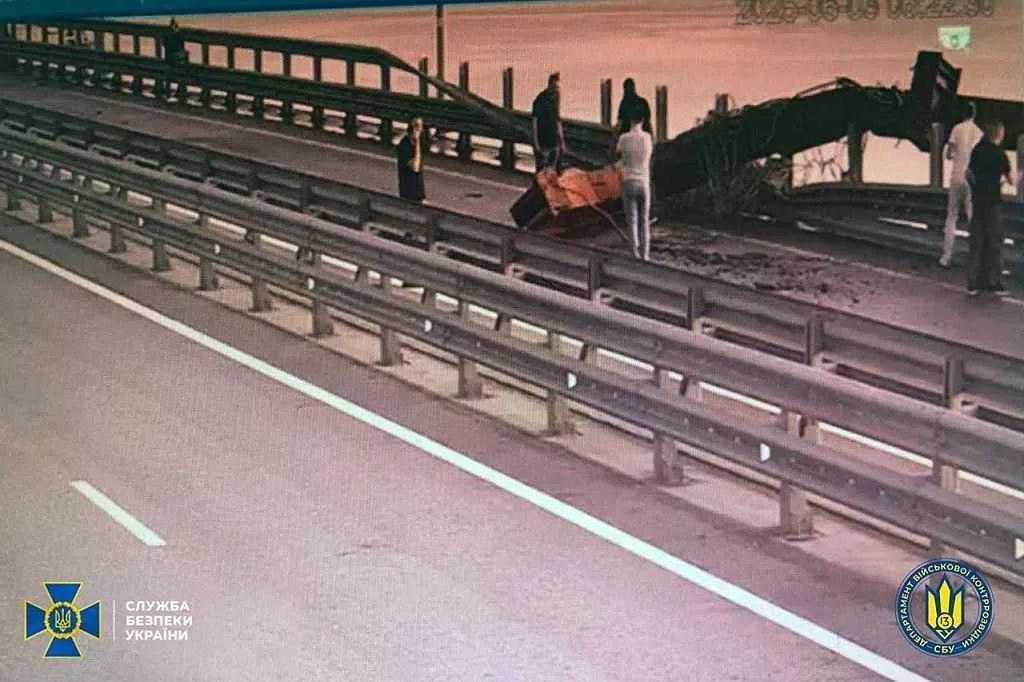 Ukraine strikes bridge connecting Russia to Crimea with underwater explosives