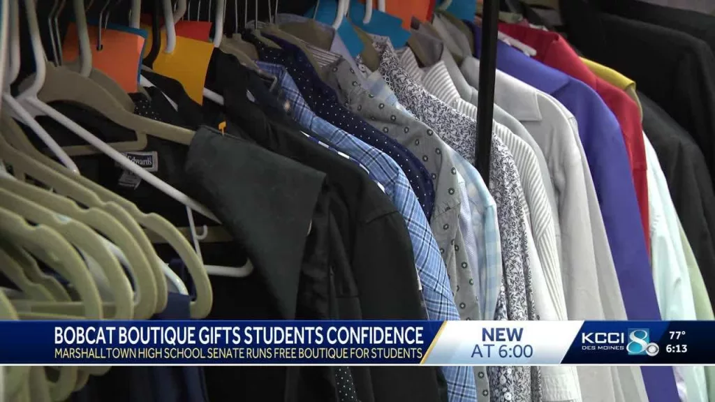 Student-run free boutique outfits high schoolers for job interviews, prom and more