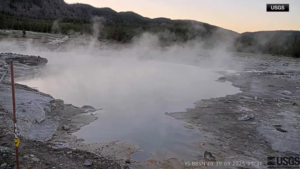 WATCH: New webcam at Yellowstone National Park records 'small' eruption