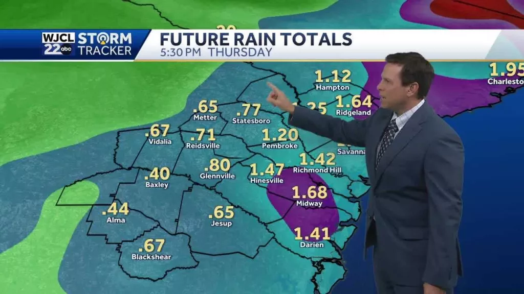 Impact Day: Rain likely for Coastal Georgia and Lowcountry