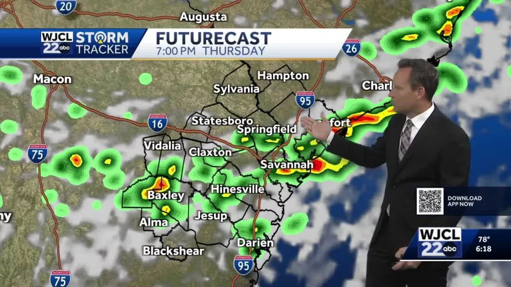 Heating up with more thunderstorm chances for Coastal Georgia, Lowcountry