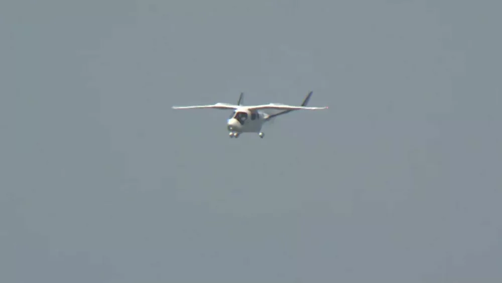All-electric plane makes historic landing