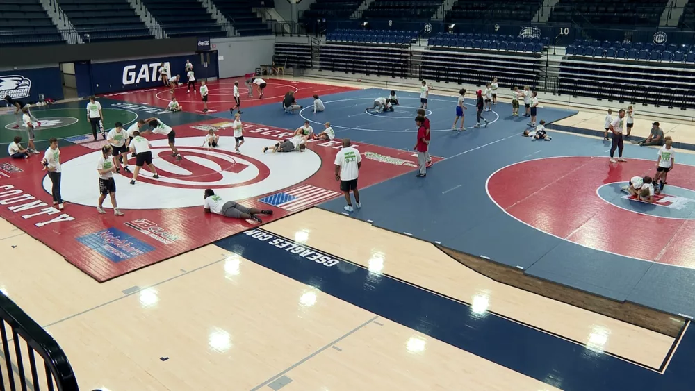 Wrestling takes over Hanner Fieldhouse at 'Camp of Champs'