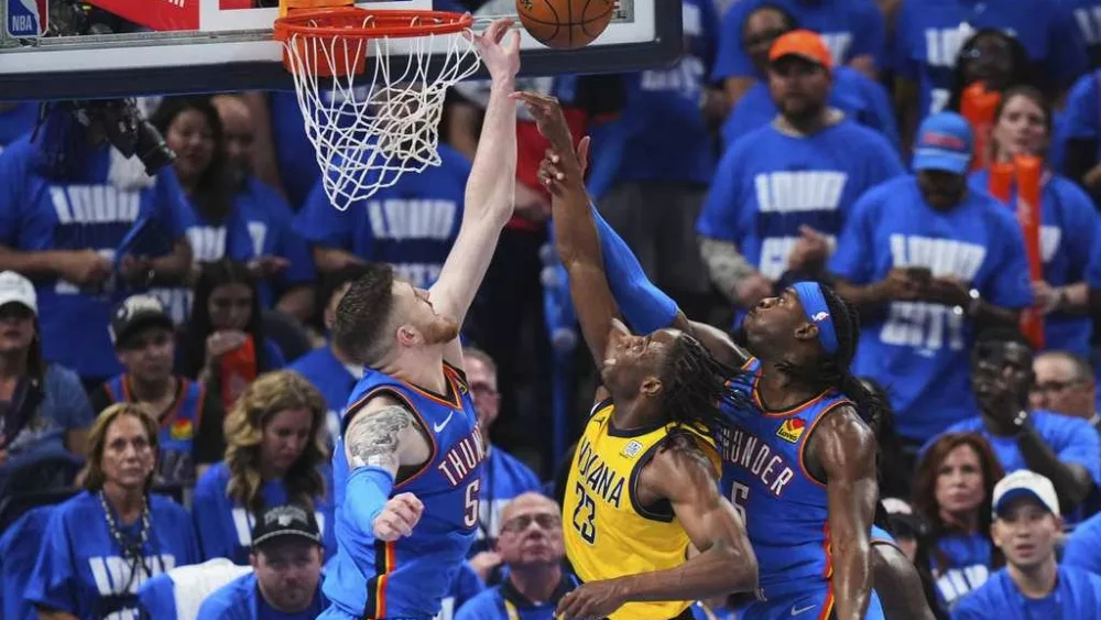 Thunder defeat Pacers in Game 2, NBA Finals tied 1-1