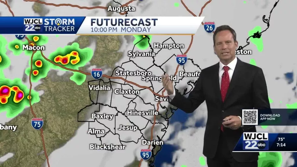 Tracking more thunderstorm chances...the updated timing for Southeast Georgia, Lowcountry