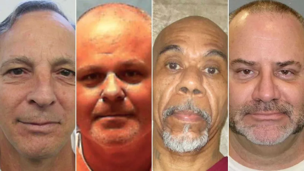 Four executions are scheduled in four states over four days this week