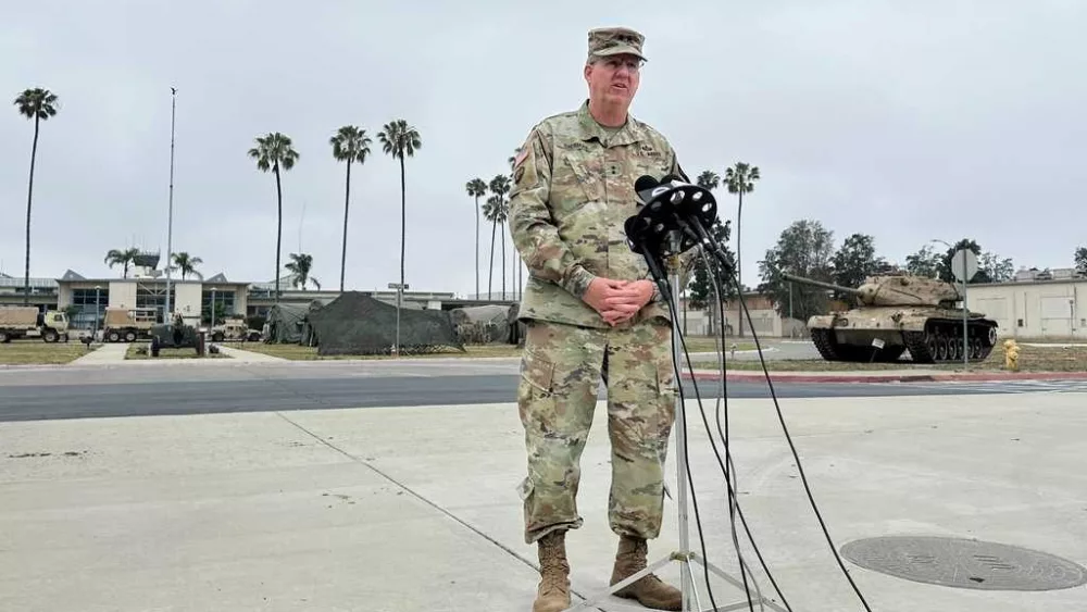 National Guard troops have temporarily detained civilians in LA protests, commander says