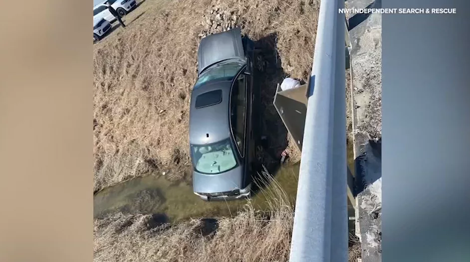 Indiana woman stranded for 6 days in wrecked car leaves hospital after 13 surgeries