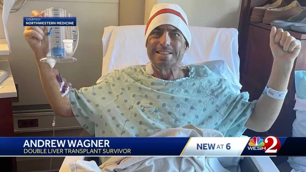 'I shouldn't be here': Father shares his story after rare second liver transplant
