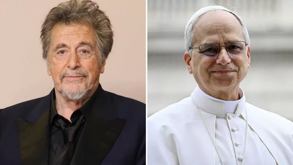 Al Pacino meets Pope Leo XIV at Vatican