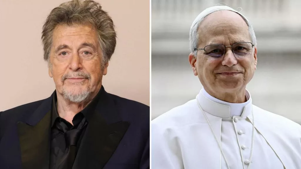 Al Pacino meets Pope Leo XIV at Vatican