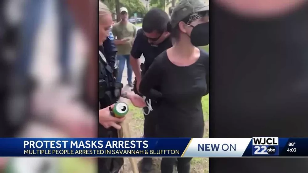 ‘No Kings’ Protests in Savannah and Beaufort Lead to Mask-Related Arrests