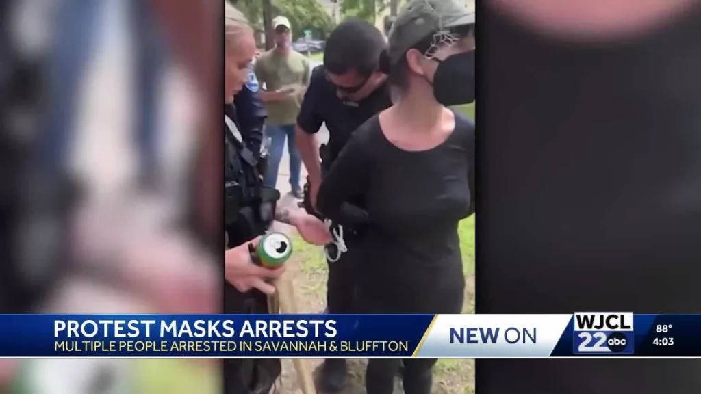 ‘No Kings’ Protests in Savannah and Beaufort Lead to Mask-Related Arrests