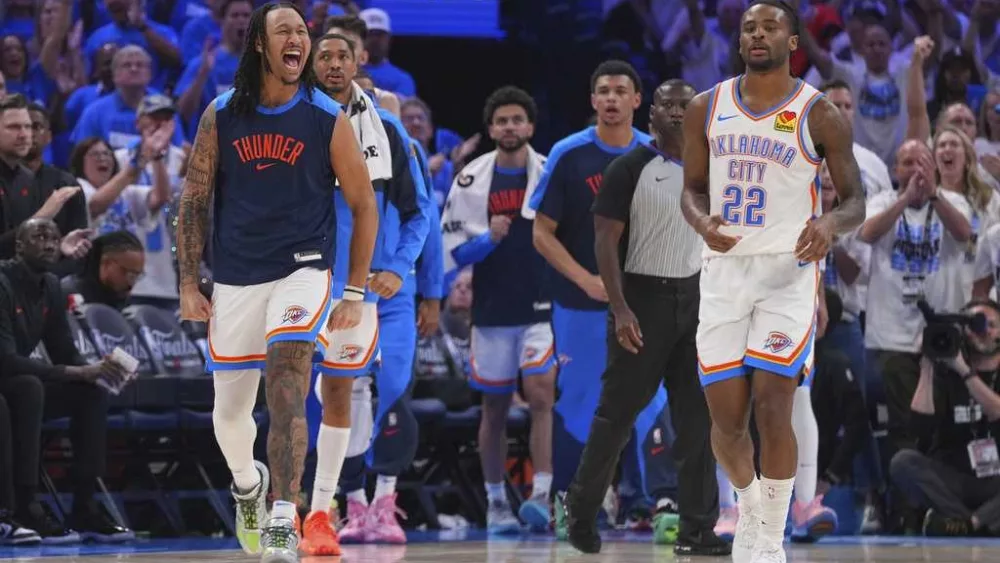 Game 5: Williams scores 40 points and Thunder win 120-109 for a 3-2 NBA Finals lead over Pacers