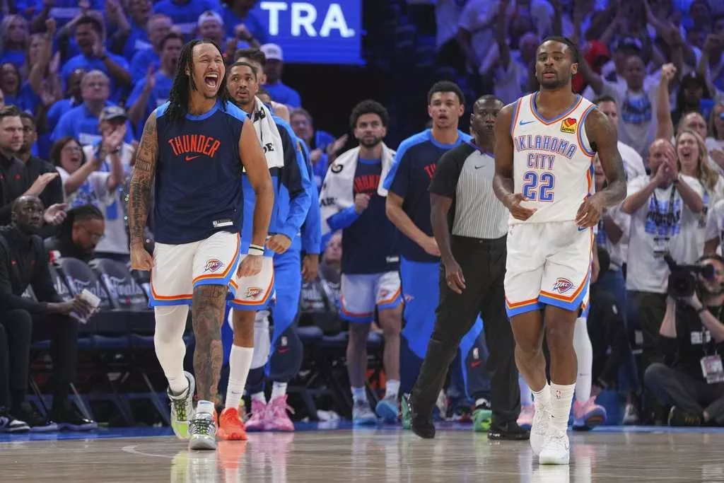 Game 5: Williams scores 40 points and Thunder win 120-109 for a 3-2 NBA Finals lead over Pacers