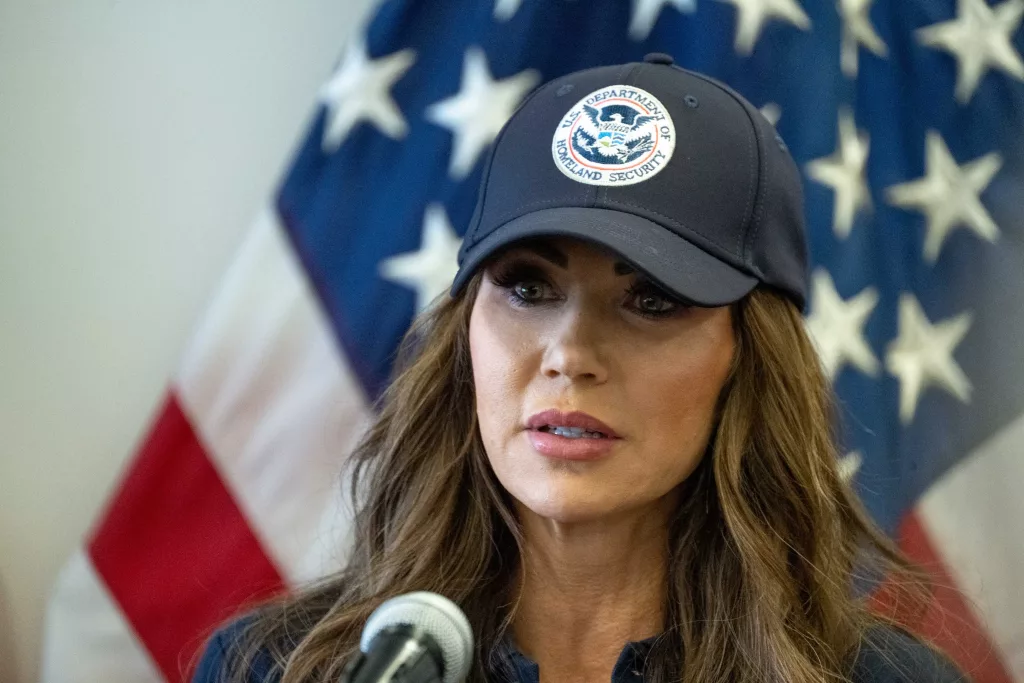 DHS Secretary Kristi Noem hospitalized after allergic reaction