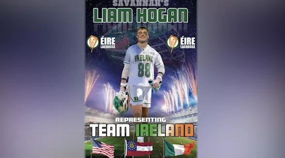 Former Benedictine lacrosse star Liam Hogan to represent Ireland on world stage
