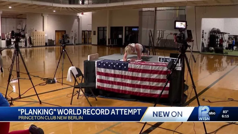 Wisconsin mom breaks world record in planking