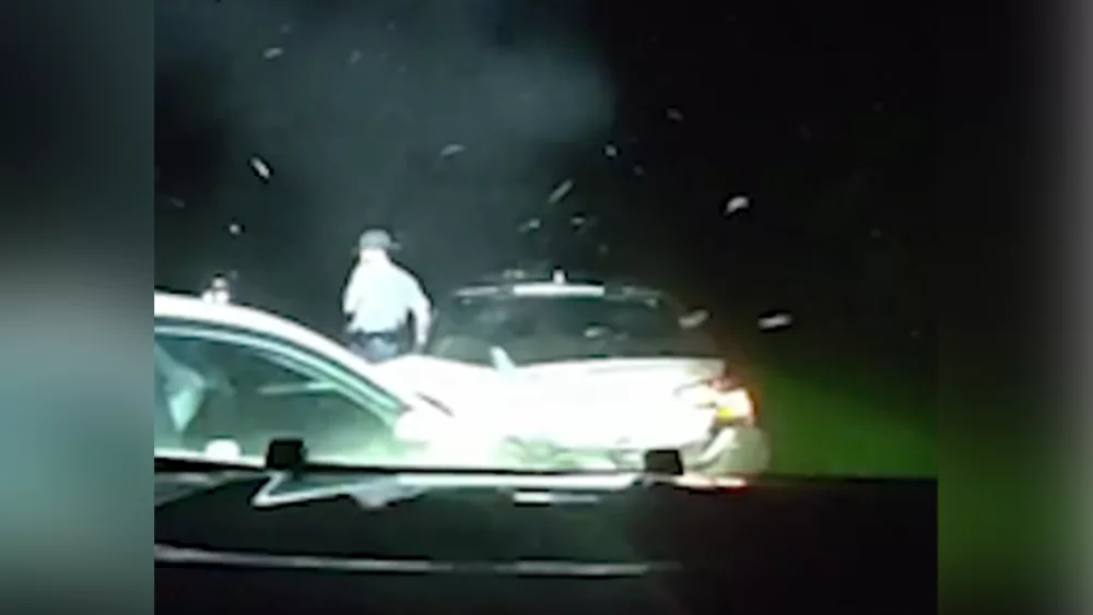 Video shows South Carolina trooper dodging out-of-control car during traffic stop