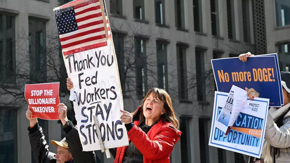 Federal judge halts Trump's order to end collective bargaining rights for many federal workers