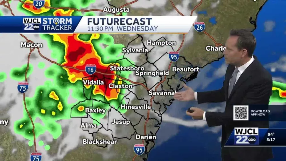Tracking thunderstorms and possible impacts for Southeast Georgia, Lowcountry