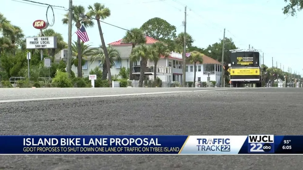 Proposed plan by GDOT could reduce multiple lanes from Lazaretto Creek to Tybrisia Street