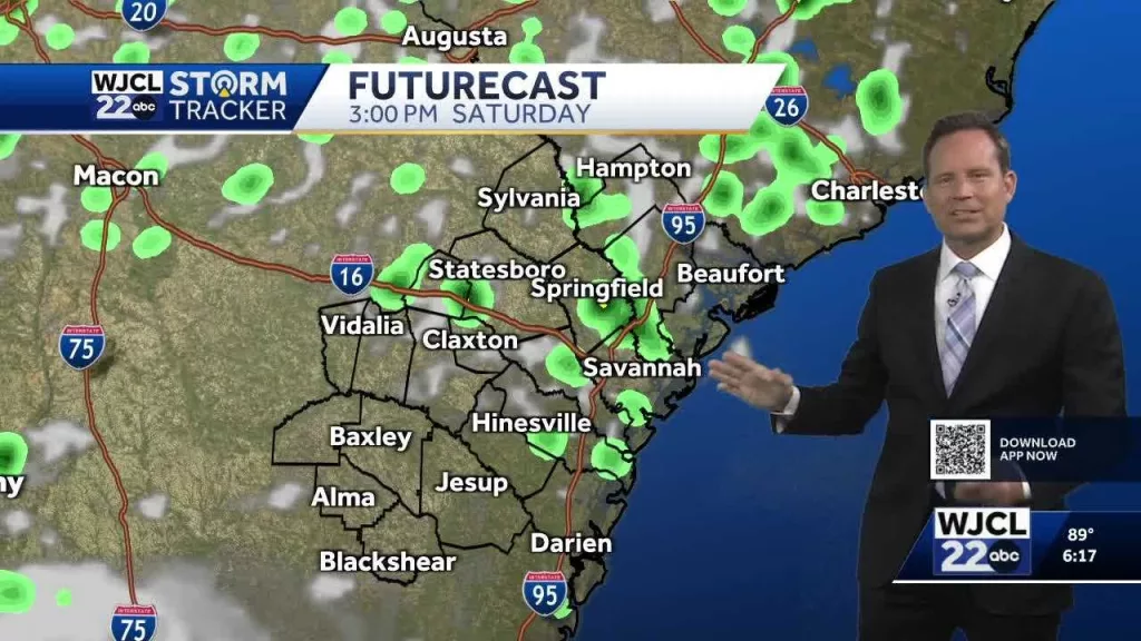 Tracking weekend rain chances & timing for Southeast Georgia, Lowcountry