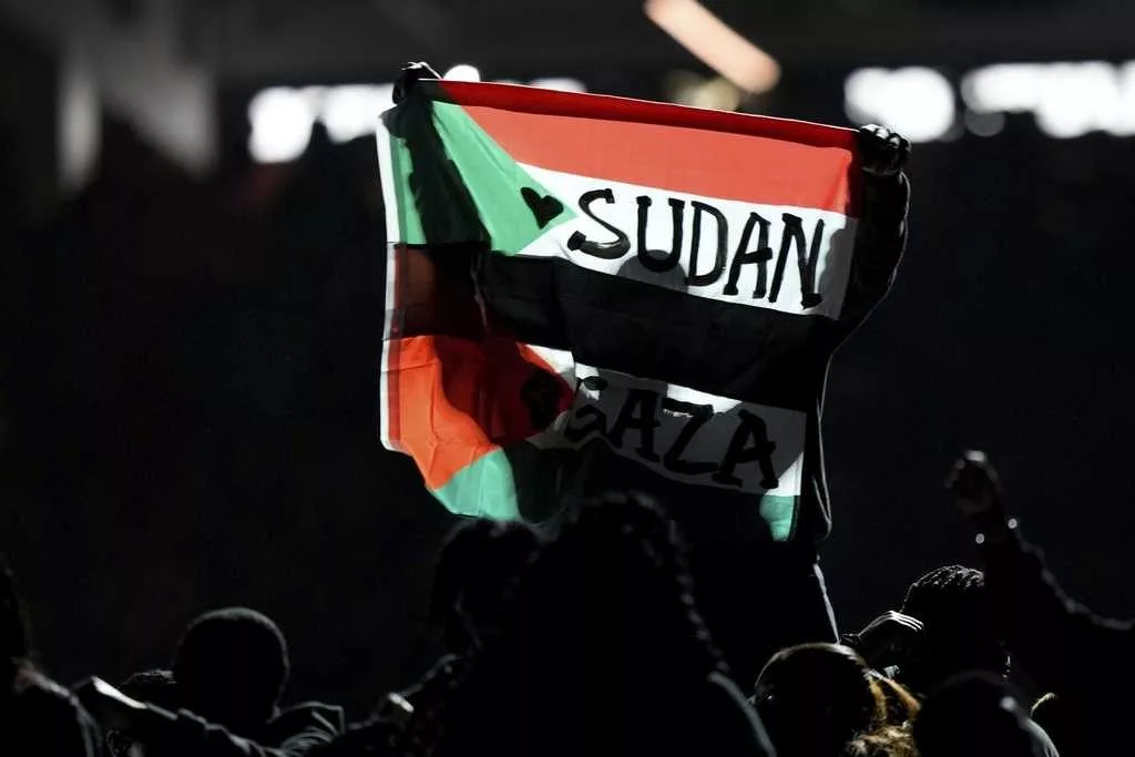 Super Bowl halftime performer charged for running on field with 'Sudan and Free Gaza' flag
