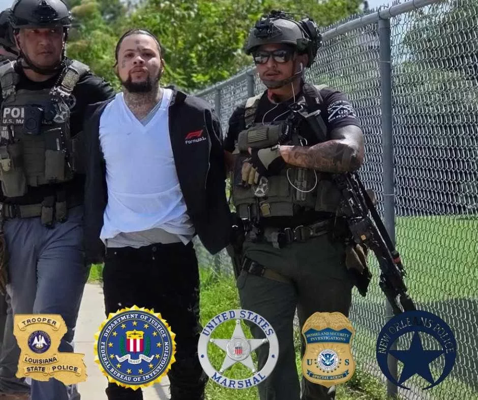 Inmate who police say posted on social media after a New Orleans jailbreak has been arrested
