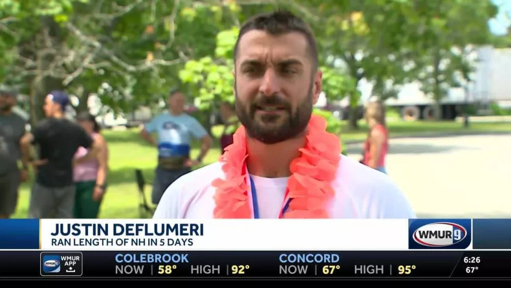 Man runs length of New Hampshire in five days
