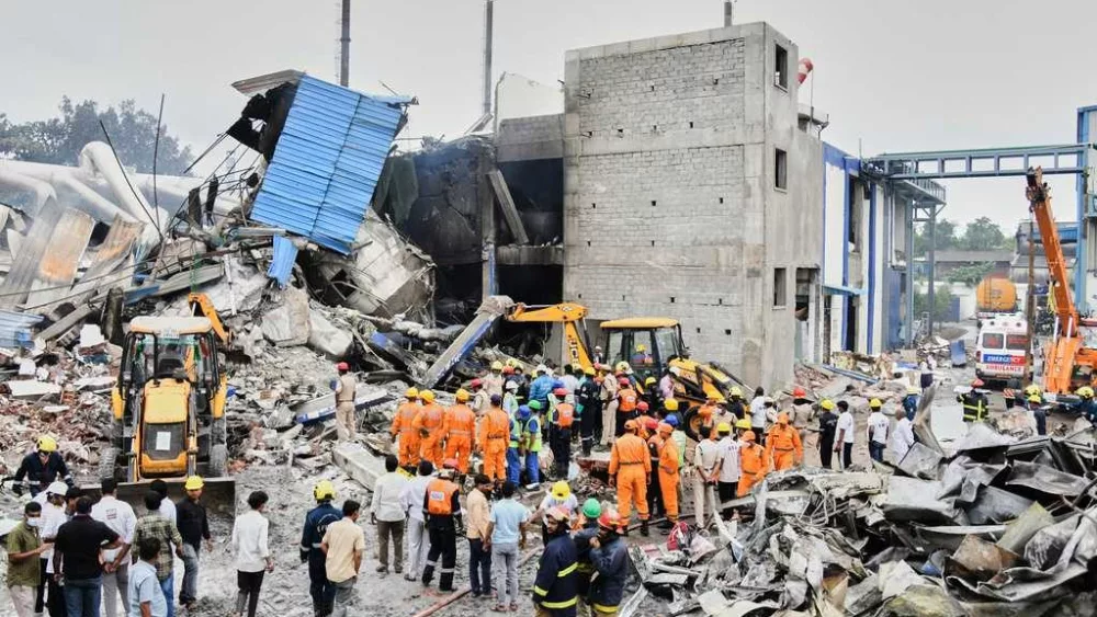 Death toll rises to 36 following an explosion and fire at a southern India pharmaceutical factory