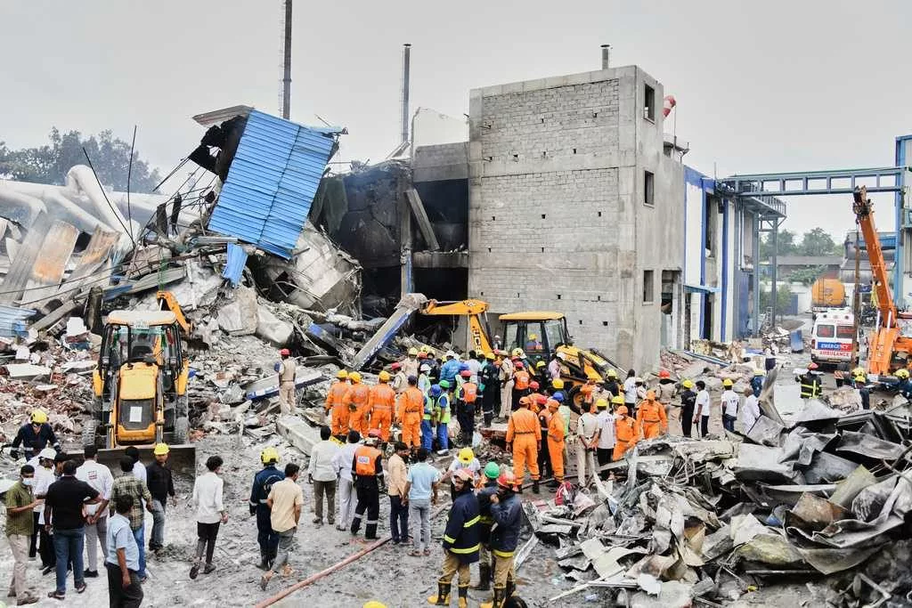 Death toll rises to 36 following an explosion and fire at a southern India pharmaceutical factory