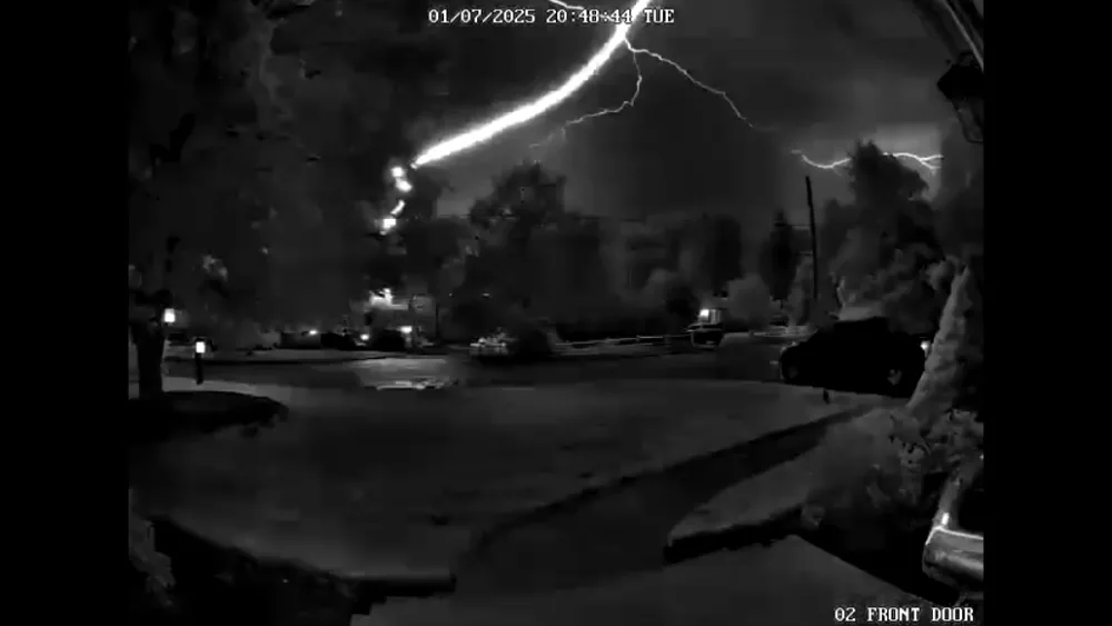 WATCH: Remarkable video captures lightning strike home in Massachusetts