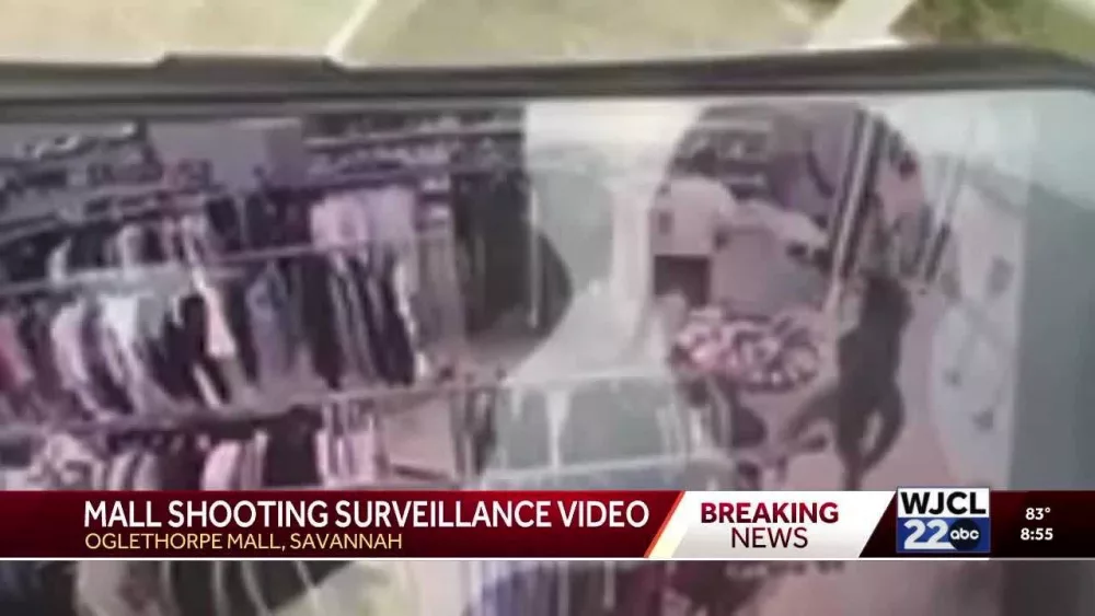 Surveillance video captures shooting at Savannah's Oglethorpe Mall