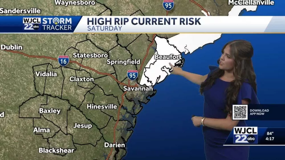 Elevated rip current risk along our coast for the holiday weekend