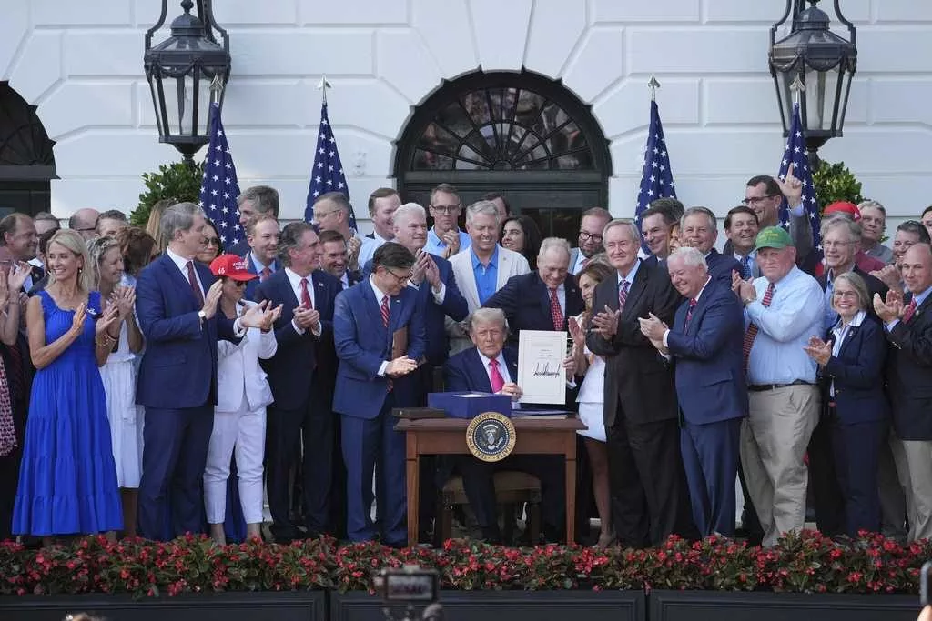 Trump signs 'big, beautiful bill' into law on Fourth of July
