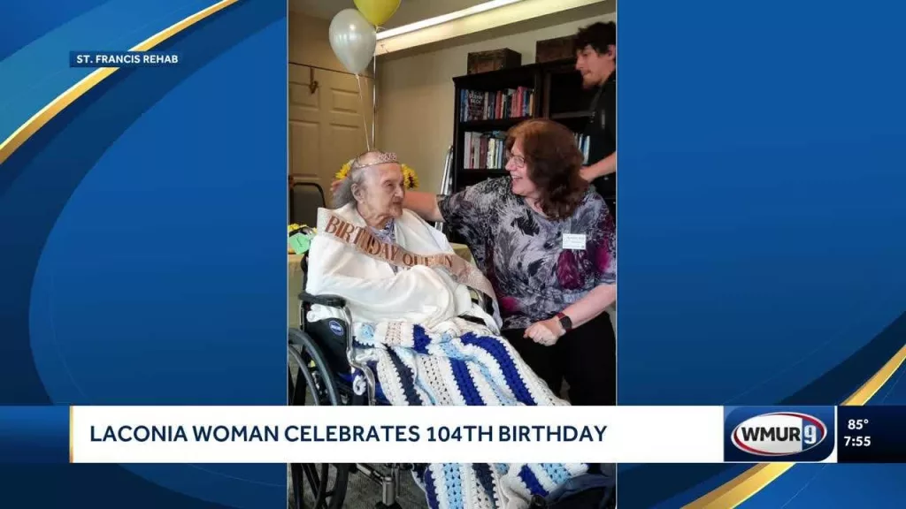 New Hampshire woman celebrates 104th birthday with family, friends