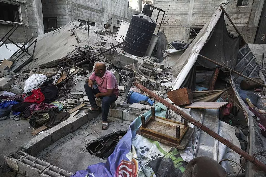 Israeli airstrikes kill at least 38 Palestinians in Gaza as Netanyahu prepares for Washington talks