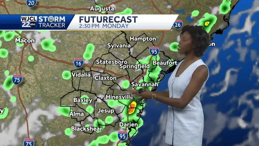 Evening showers to continue for the work week