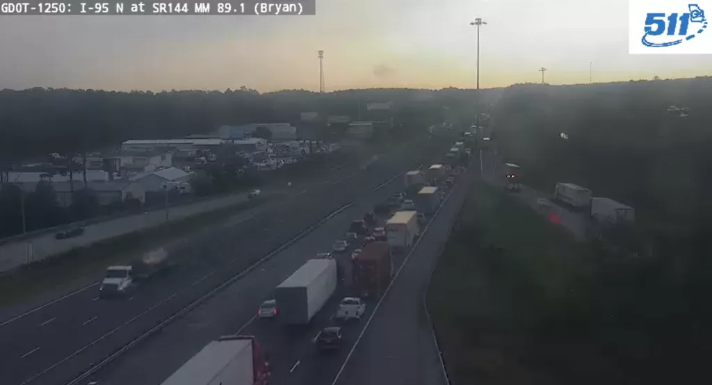 Wreck reported on I-95 near Chatham-Bryan County line