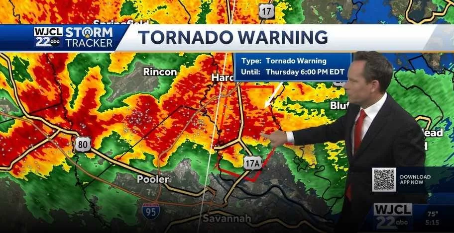 National Weather Service confirms tornado at Savannah National Wildlife Refuge