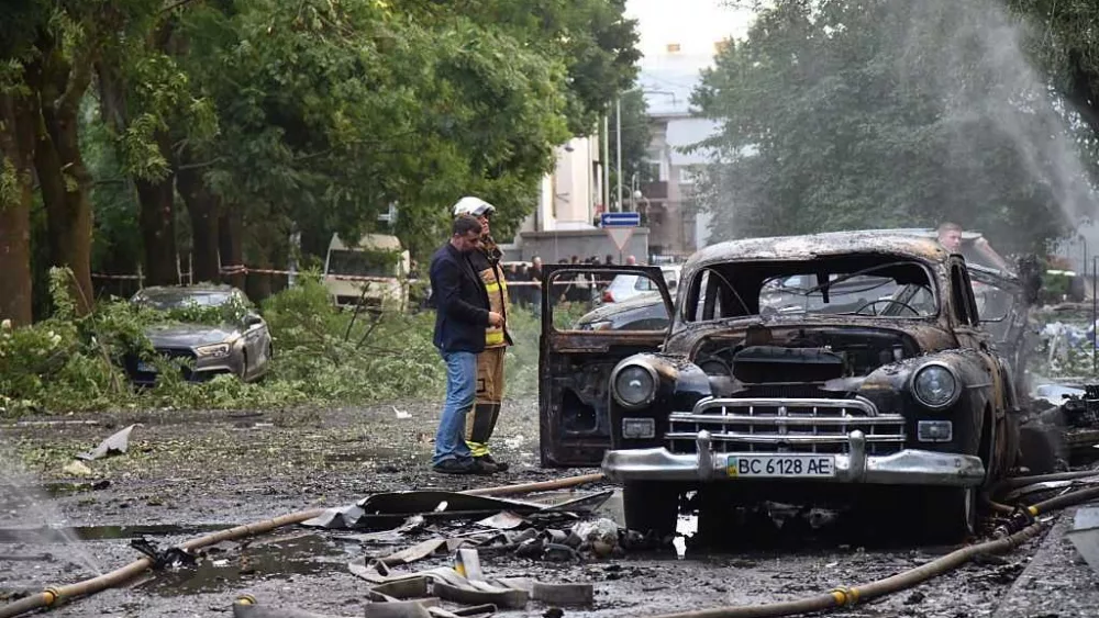 Russian drone and cruise missile attacks kill at least 4 in Ukraine