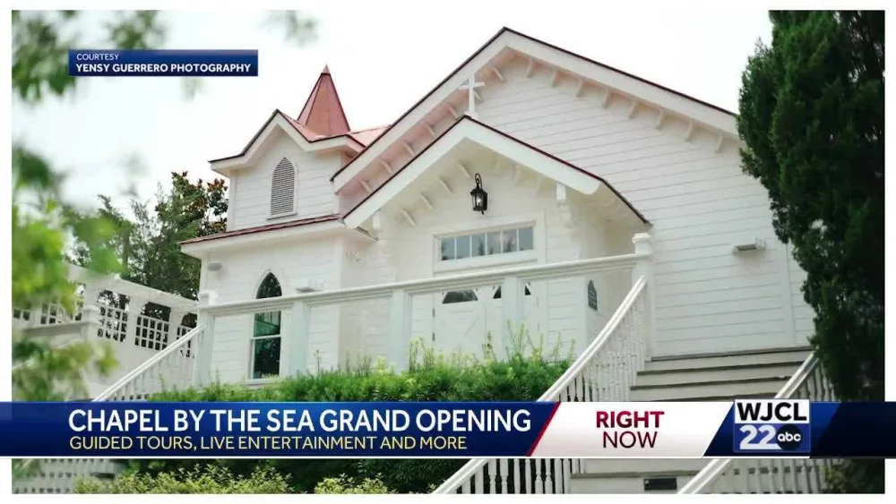 Iconic 'Chapel by the Sea'; known from movie, 'The Last Song' opens for couples to tie the knot