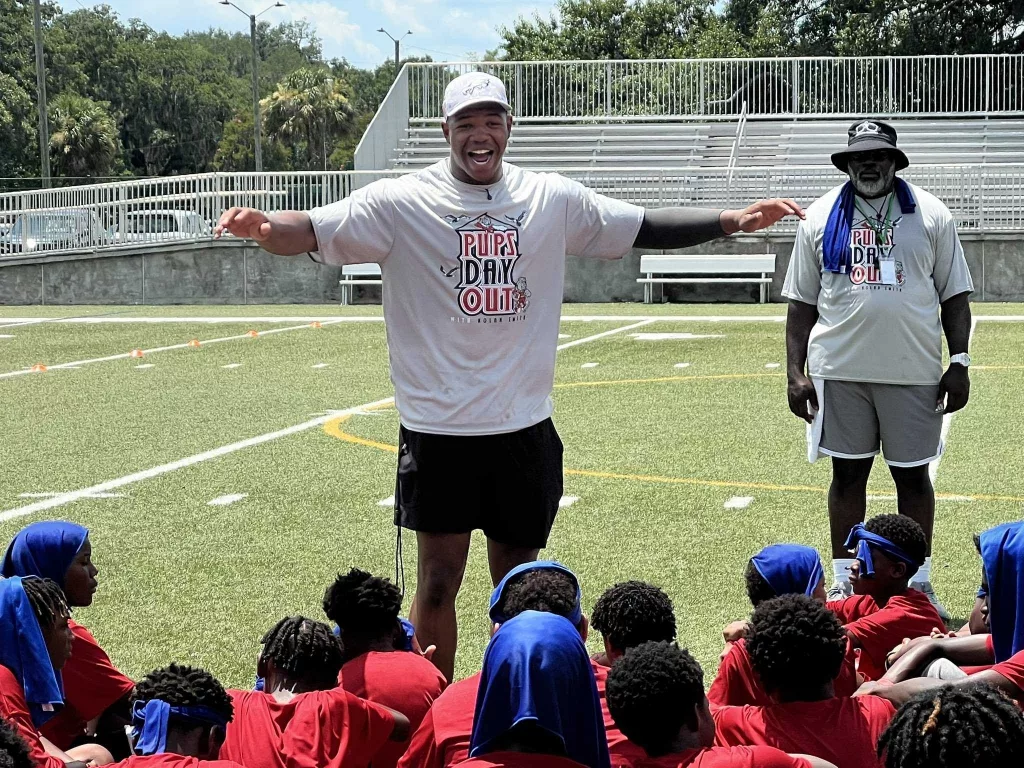 Super Bowl champion Nolan Smith Jr. hosts annual youth football camp in Savannah