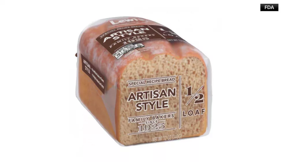 Artisan bread sold at Kroger, Walmart recalled