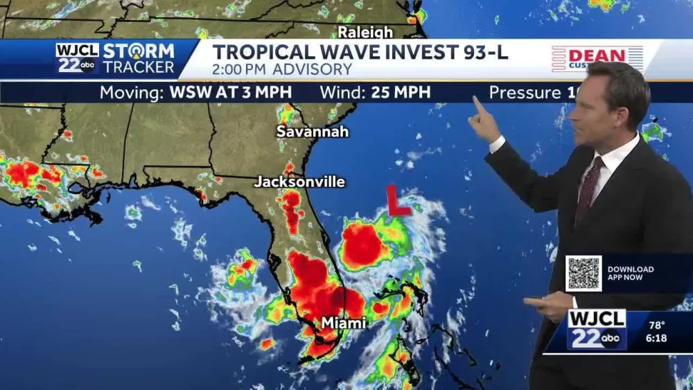 Tracking spotty thunderstorms and what's brewing in the tropics